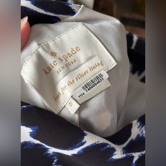 Kate Spade New York Leopard Swing Dress in Deep Indigo - Picture 6 of 6